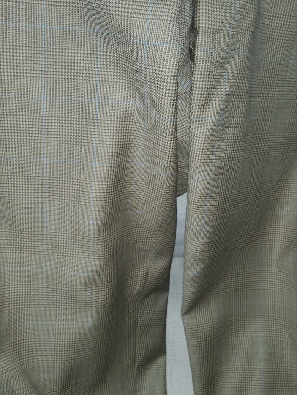 Ralph Lauren Cream Dress Pant with Brown Paisley Trim - Picture 6 of 9